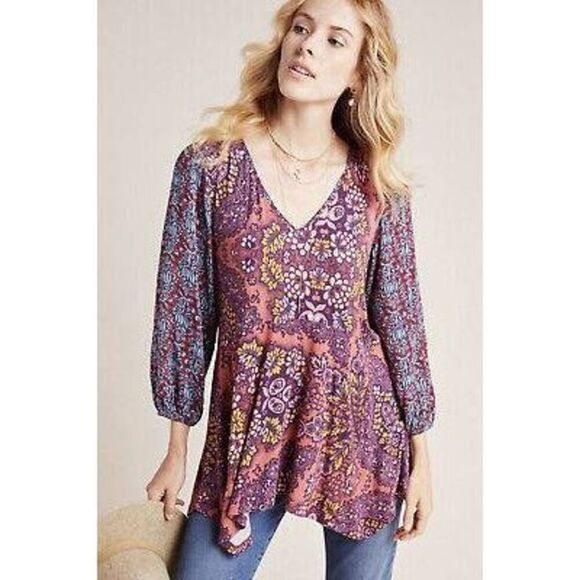 Anthropologie Maeve Mariella Tunic - Picture 1 of 5